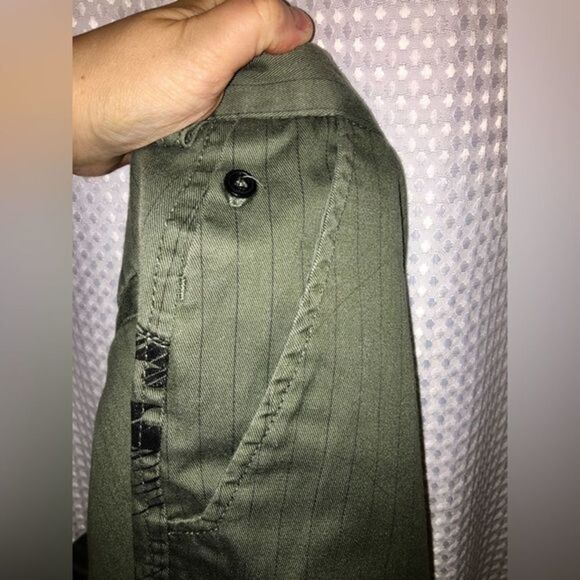 2/40$ Men’s Billabong Kaki with micro black stripes‎ Shorts size 38 - Picture 8 of 11